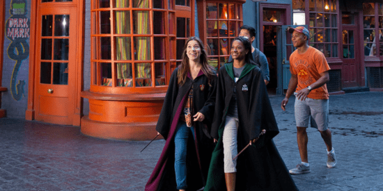 Shopping in Diagon Alley at universal orlando resort