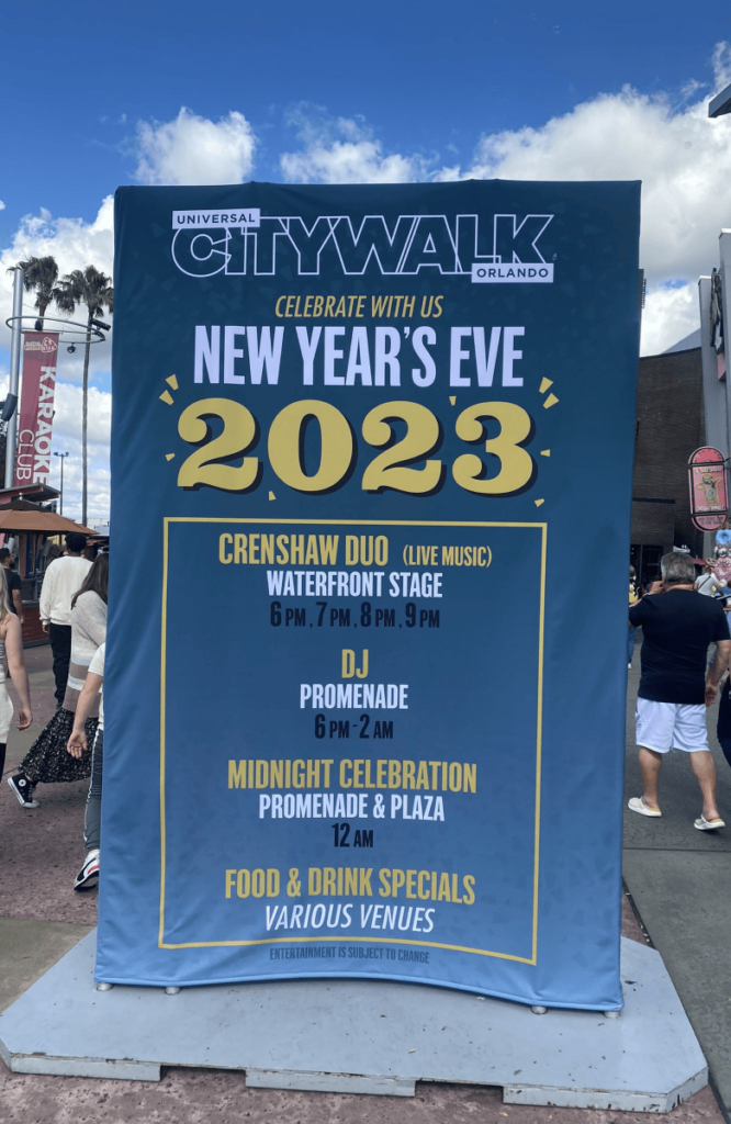 New Year's Eve 2022 Celebration at Universal Orlando CityWalk » Epic