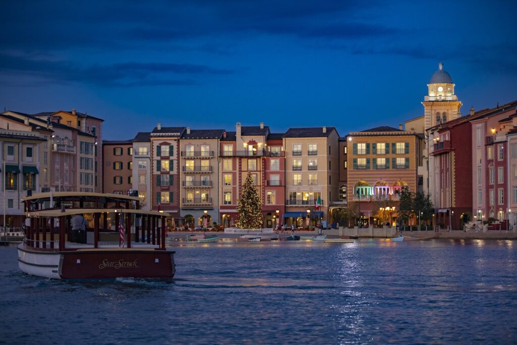 holiday activities at Universal Orlando hotels - Portofino Bay