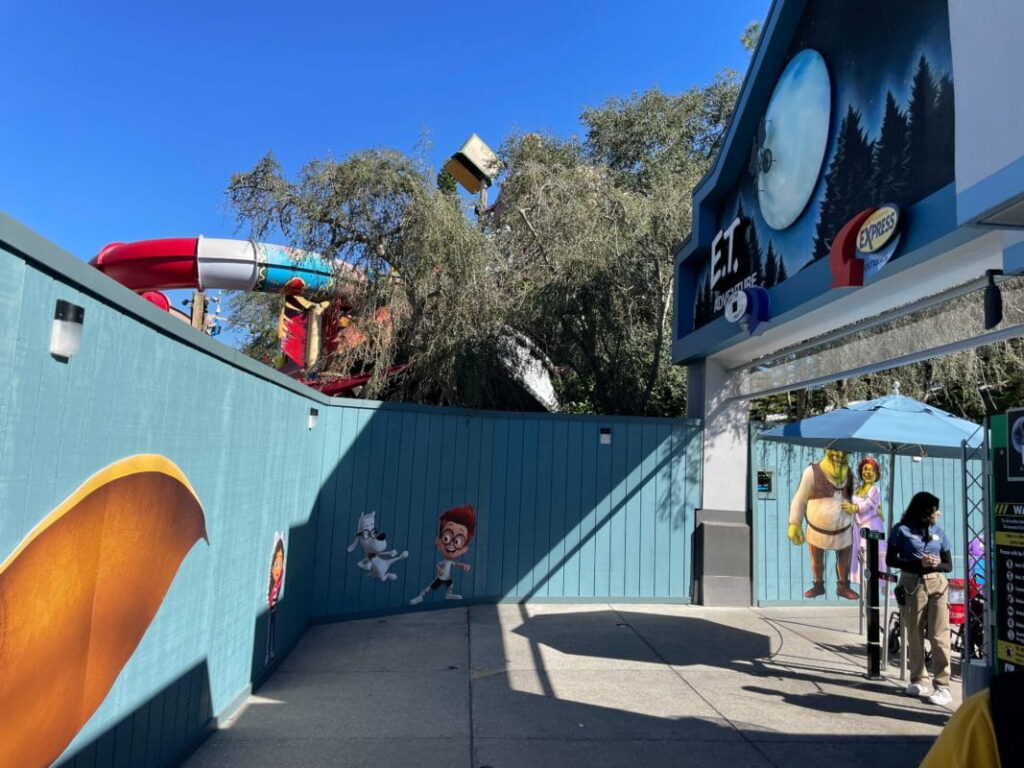 Universal Orlando Woody Woodpecker KidZone Now Closed ET Entrance