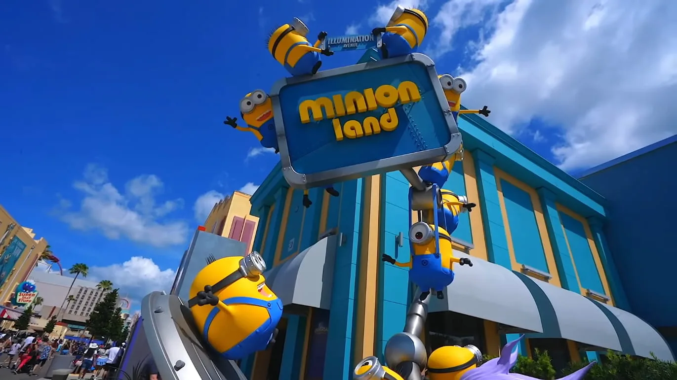 Universal Studios Minion Land Sign