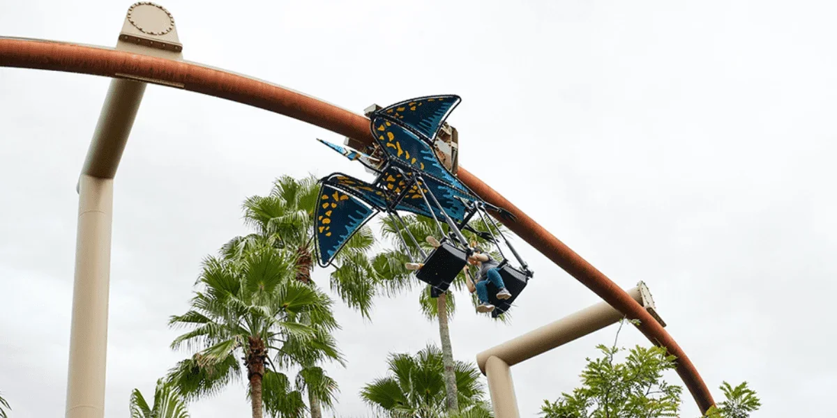 Pteranodon Flyers Closure Extended: What Families Should Do at Islands of Adventure 1 Pteranodon Flyers ride vehicle at Universal Islands of Adventure