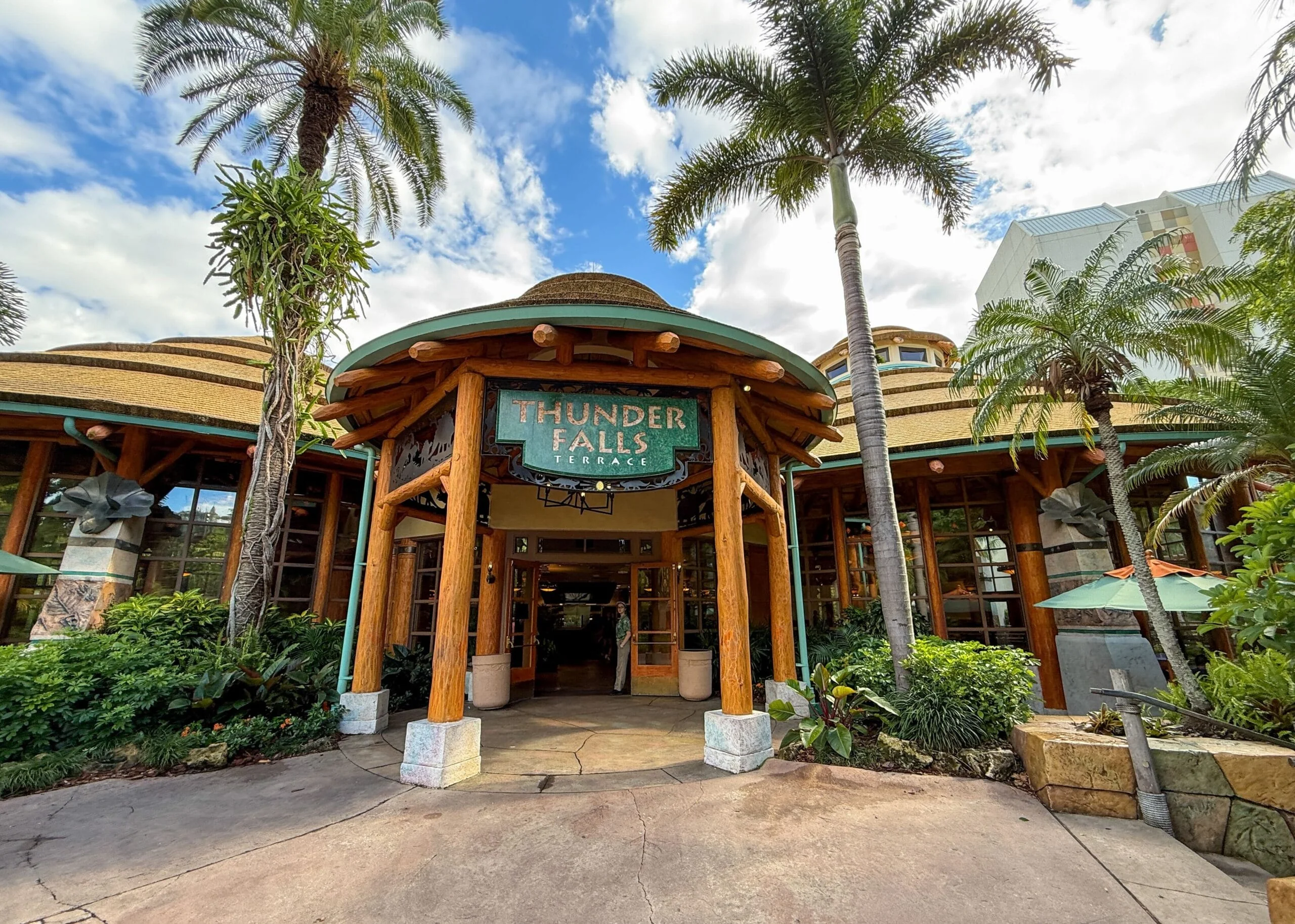 Mythos Closing in 2027 as Thunder Falls Terrace Becomes Islands of Adventure's New Signature Restaurant 2 Thunder Falls Terrace entrance in Jurassic Park at Islands of Adventure
