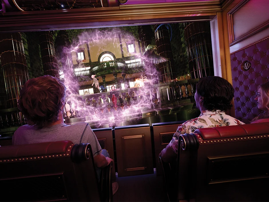 A Rainy Day Guide to Universal’s Epic Universe 2 Guests riding Harry Potter and the Battle at the Ministry