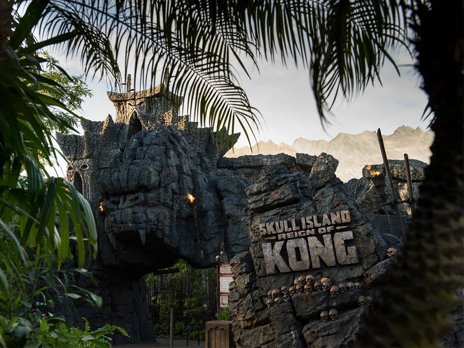 Universal Orlando Fall 2026 Guide: Events, Weather & Tips 8 Skull Island Reign of Kong entrance at Islands of Adventure