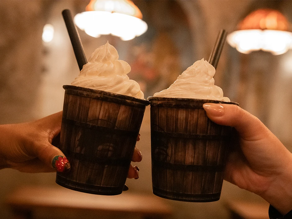 Best Things to Eat at Epic Universe 2026 (Food Guide) 9 Yaknog dessert drink at Mead Hall