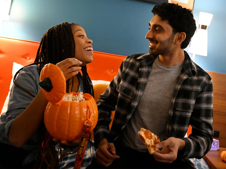 Halloween Horror Nights 2026 Tickets & Passes Guide 9 Friends with Halloween Horror Nights merchandise at Cabana Bay Beach Resort