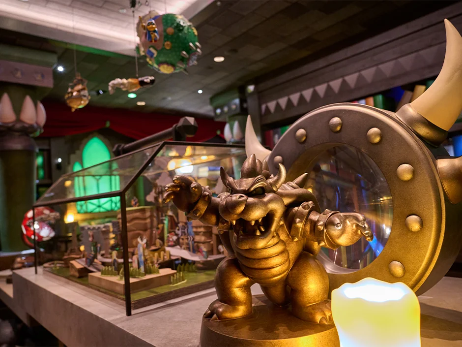 Mario Kart: Bowser's Challenge at Epic Universe: How the Race Really Works 6 Bowser’s study in the Mario Kart: Bowser’s Challenge queue