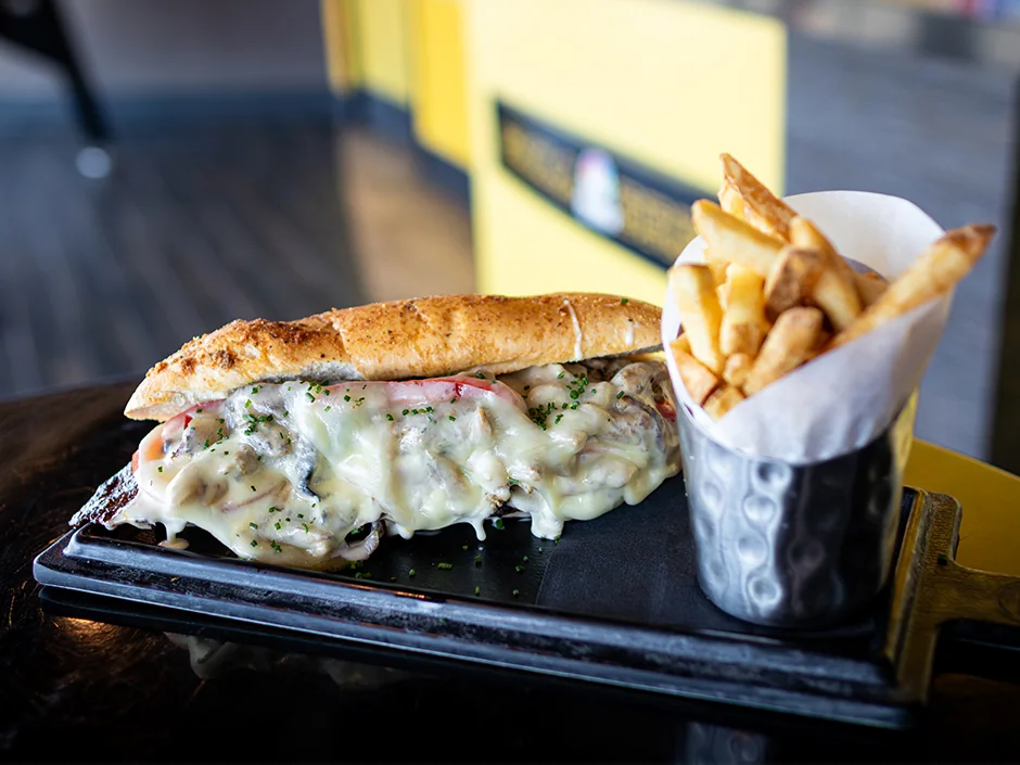 CityWalk Adds an NBA Tip-Off Party and Three New Dishes 2 Slam Dunk Chicken Bacon Ranch Sammie with fries