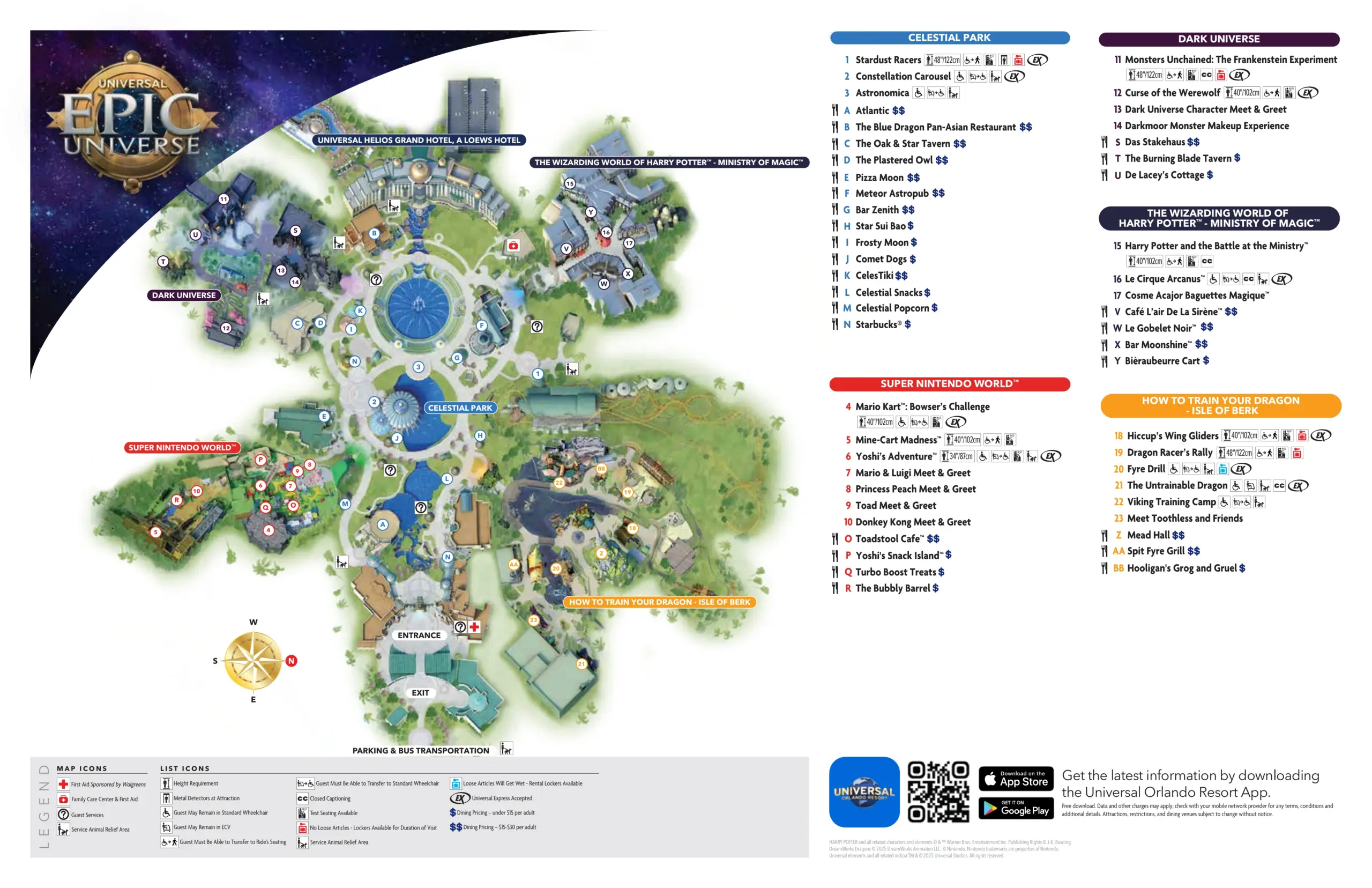 Universal Orlando Park Maps: Epic Universe & Printable PDFs 1 Epic Universe Map